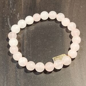 Evolve Pink Rose Quartz Gemstone Beaded Bracelet ✨